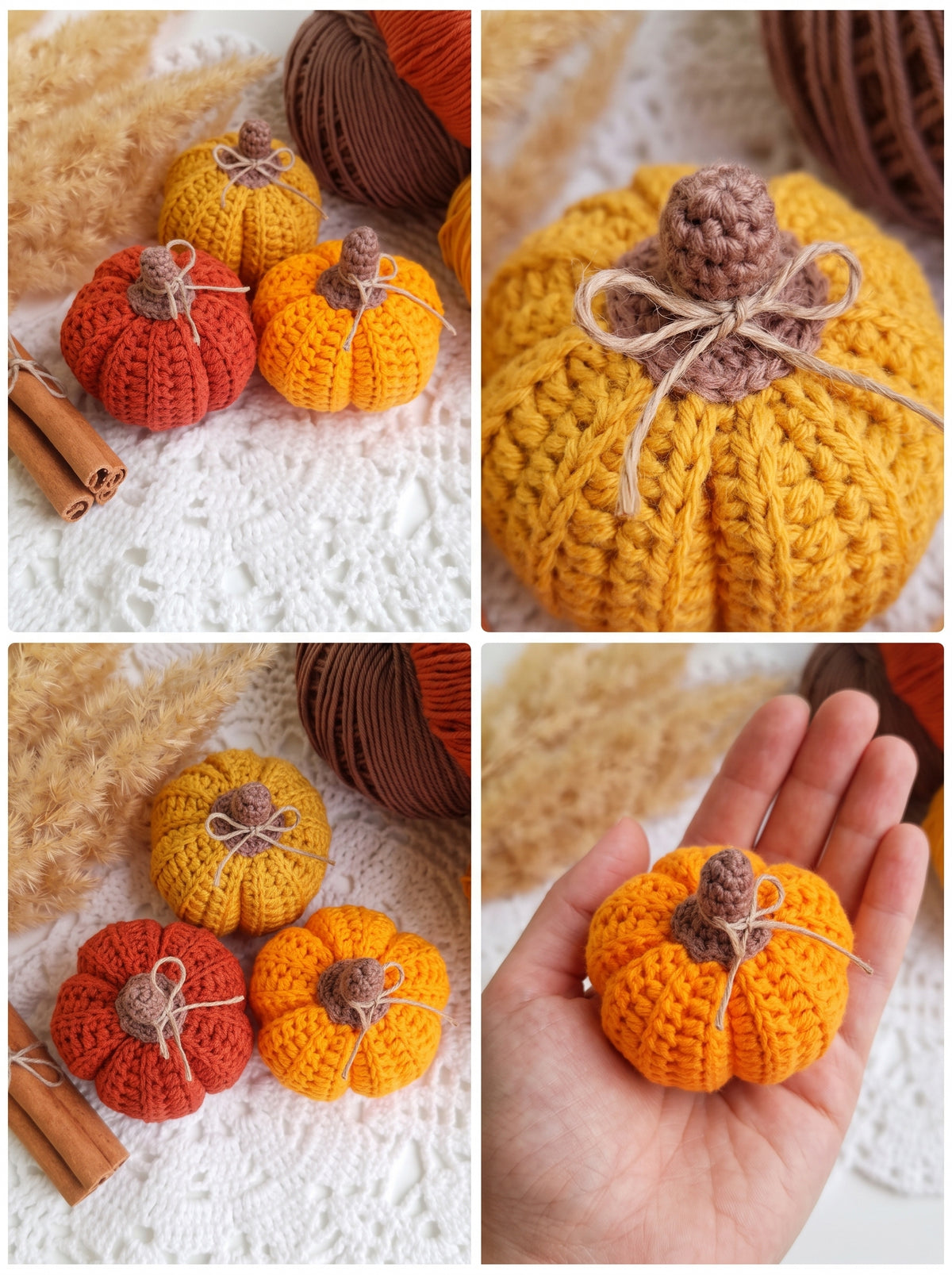 Free Mini Pumpkin Crochet Pattern — Beginner Autumn Decor
