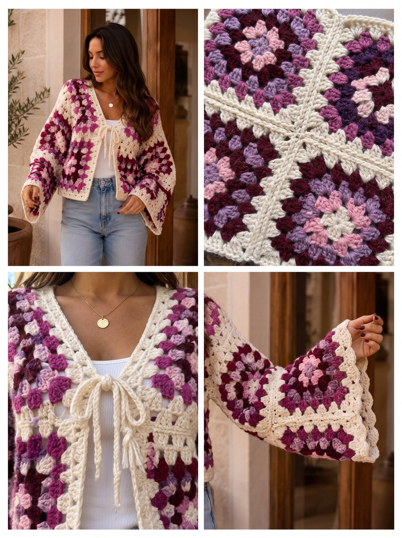 The Granny Square Cardigan Crochet Pattern
