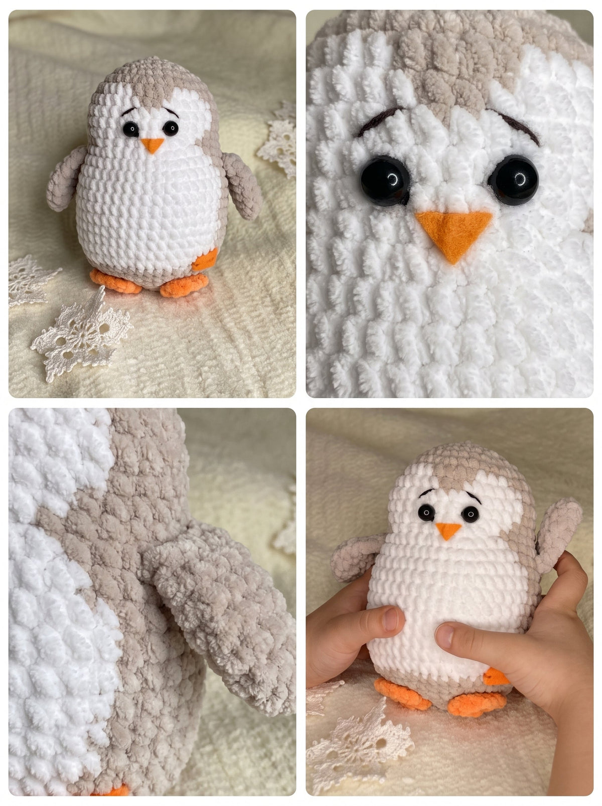 Chunky Penguin Plush Crochet Pattern