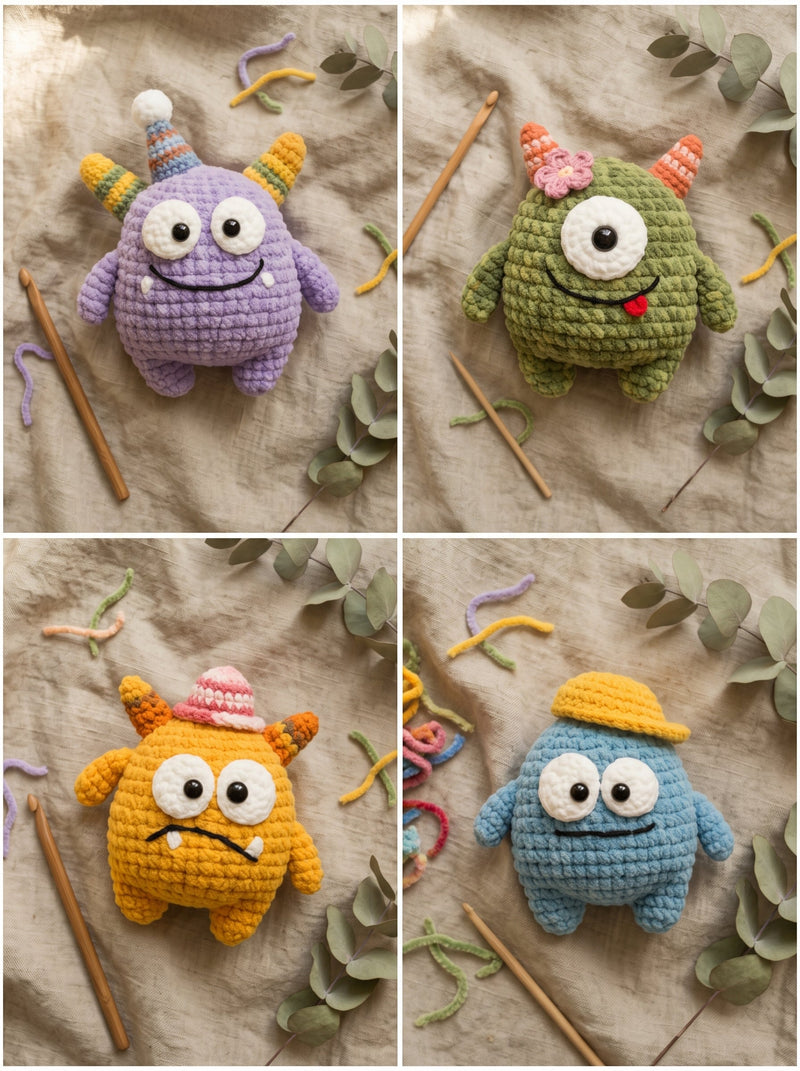 Little Monster Amigurumi Crochet Pattern